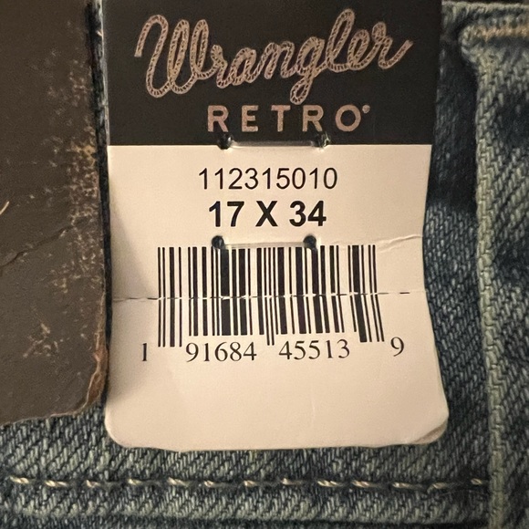 NWT WRANGLER Retro Sadie Low-rise Size 17x34 - Picture 8 of 15